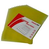 易达 透明单片文件夹 A4（12个/包）<黄色>