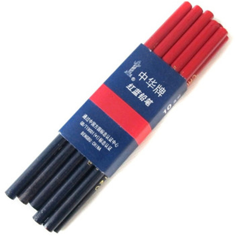 中华120双色铅笔(红蓝)