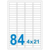 永实 A4高级电脑打印标签纸 直角（46.0*11.1mm*84）100张/盒