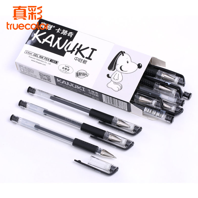 真彩(TRUECOLOR) GP-009卡路奇(黑)中性笔 0.5mm<黑色>